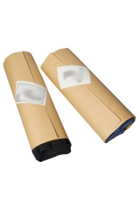 PC014 Kraft paper clothing wrapping paper gift packaging bag pants T-shirt wrapping paper self-adhesive self-adhesive back view